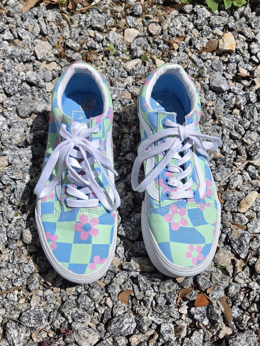 Vans Platform Checkerboard Floral Sneakers - Picture 2 of 6